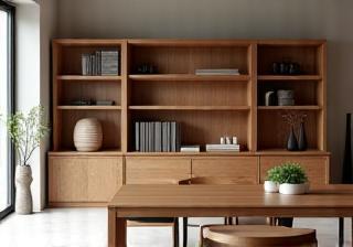 Mobilier contemporain en bois massif